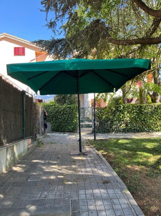 Sombrillas grandes exterior verde (son 2)