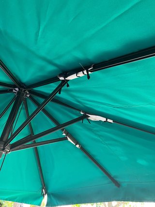 Sombrillas grandes exterior verde (son 2)