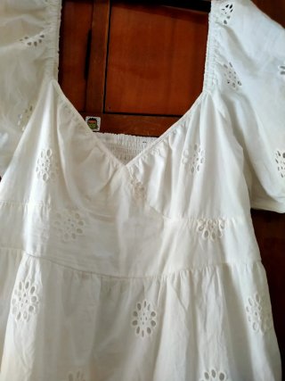 Vestido blanco mujer