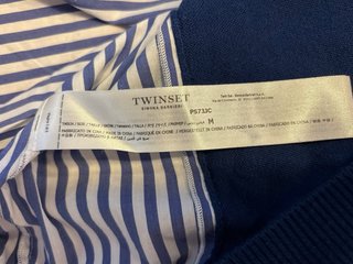 Jersey Twinset Azul Talla M
