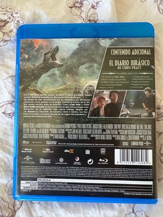 Blu-ray Jurassic World: El Reino Caído