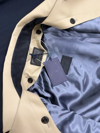 Prada Rubberized Coat Beige