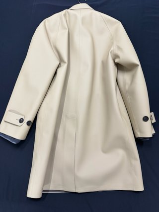 Prada Rubberized Coat Beige