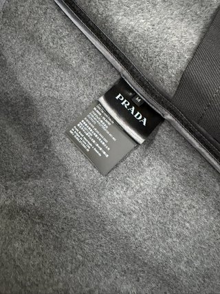 Prada Rubberized Coat Beige