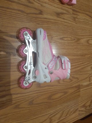 Patines rosas con luces LED