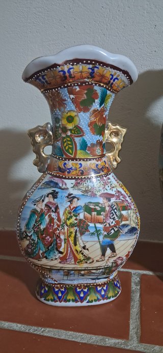 Juego 3 Jarrones Porcelana Chinos