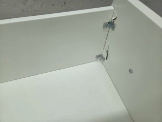 Cajonera Pax Ikea Blanca con Tapa de Cristal