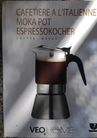 Cafetera Italiana Moka Pot Veo Home