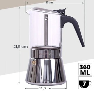 Cafetera Italiana Moka Pot Veo Home