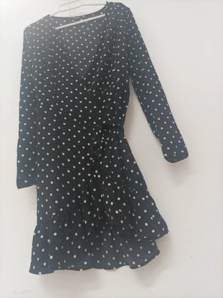 Lote Vestido Lunares y Mono Estampado Talla M