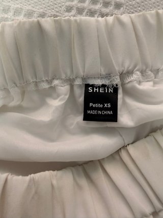 Pantalón cargo blanco