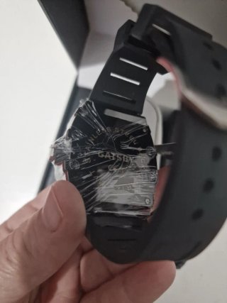 Reloj Hombre Negro y Plateado Nuevo