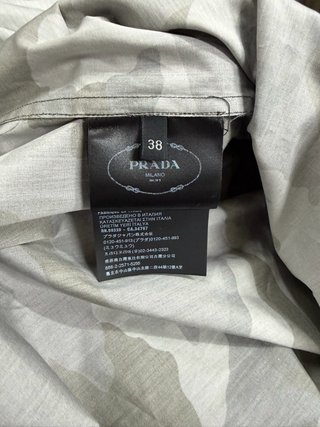 Prada Camouflage Utility Shirt Jacket