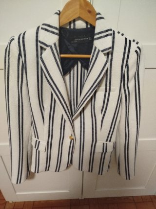 Blazer Rayas Zara Mujer