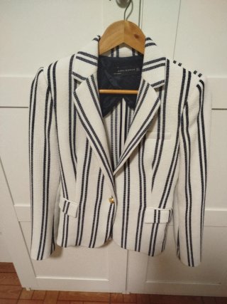 Blazer Rayas Zara Mujer