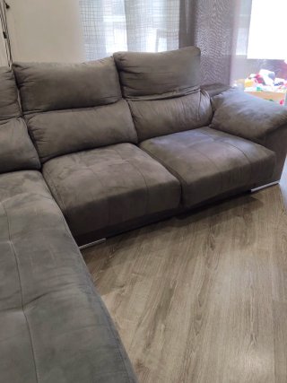 Sofá Chaise Longue Gris