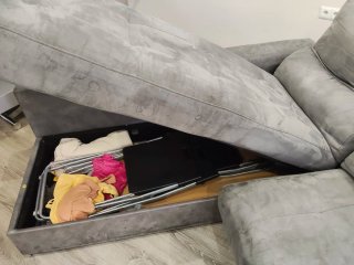 Sofá Chaise Longue Gris