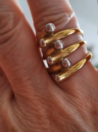Anillo diseño acero