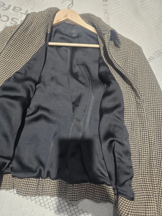 Abrigo Zara Talla L Houndstooth