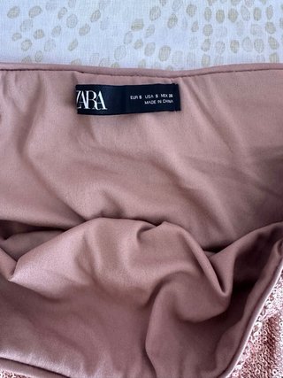 Falda Zara Lentejuelas Talla S