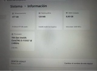Ordenador portátil Primux gris