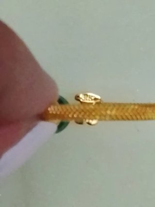 Anillo Tous Oro y Piedra Verde