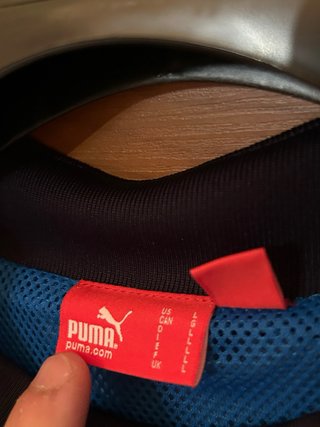 Felpa Lazio Calcio x Puma Blu Autentica