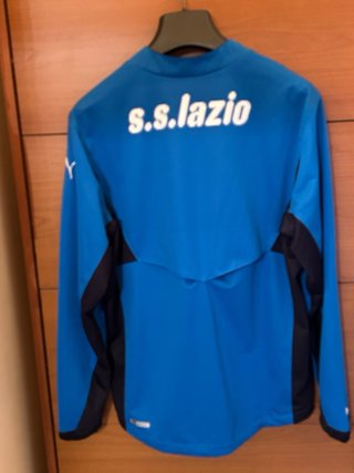 Felpa Lazio Calcio x Puma Blu Autentica