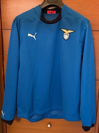 Felpa Lazio Calcio x Puma Blu Autentica