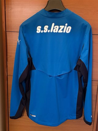 Felpa Lazio Calcio x Puma Blu Autentica
