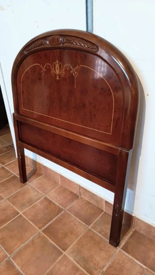 2 Cabeceros Madera Cama 90 cm