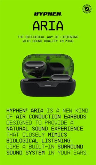 Hyphen Aria Cuffie Bluetooth Auricolari