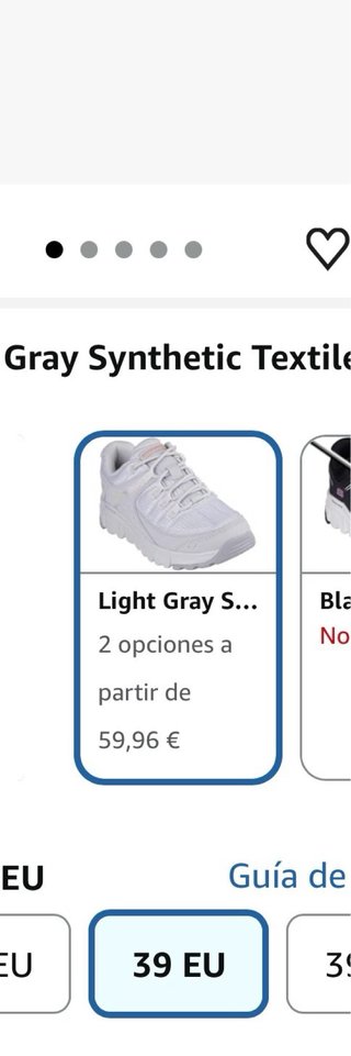 Zapatillas Skechers Mujer Gris/Blanco