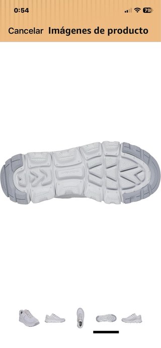 Zapatillas Skechers Mujer Gris/Blanco