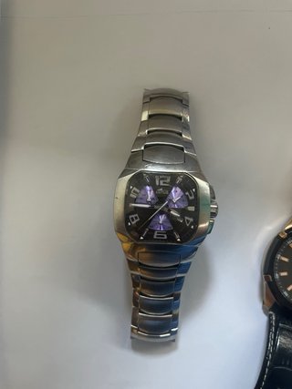 Reloj Viceroy Negro y reloj lotus plateado