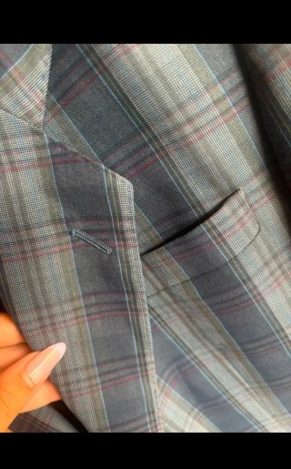 Blazer de cuadros Talla 52