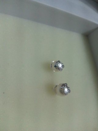 Pendientes Tous Oso Plata