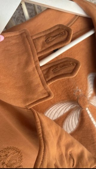 Chaqueta verano artesanal M/L con libélula
