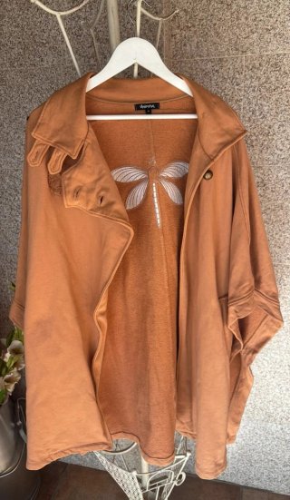 Chaqueta verano artesanal M/L con libélula