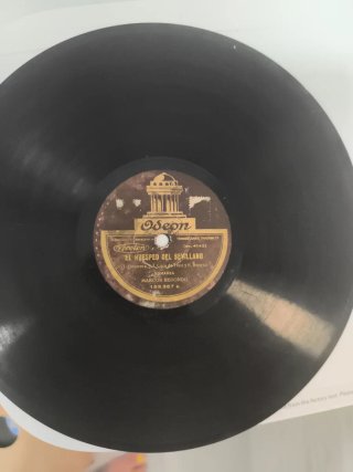 Disco de pizarra 78 RPM The Birds and the Brook