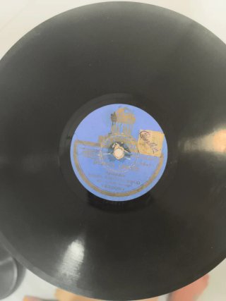 Disco de pizarra 78 RPM The Birds and the Brook