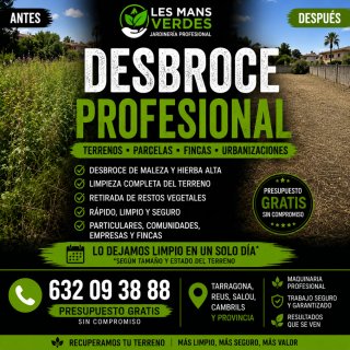DESBROCE PROFESIONAL | TERRENOS, PARCELAS Y FINCAS