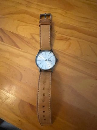 Reloj Nixon Plata y Marrón