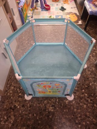 Parque infantil corralito bebé hexagonal