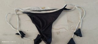 Bikini Banana Moon Negro y Blanco
