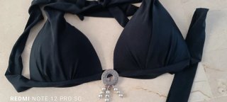 Bikini Banana Moon Negro y Blanco