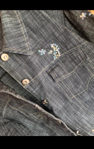 Chaqueta vaquera verano GENERACION lentejuelas T.4