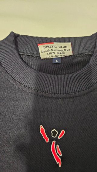 Sudadera Athletic Club Negra y Roja