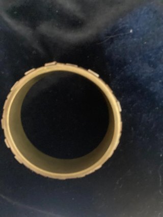 Pulsera Nácar y Dorado  Años 80