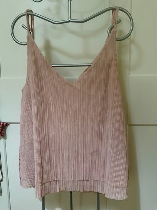 Camiseta lencera tirantes rosa